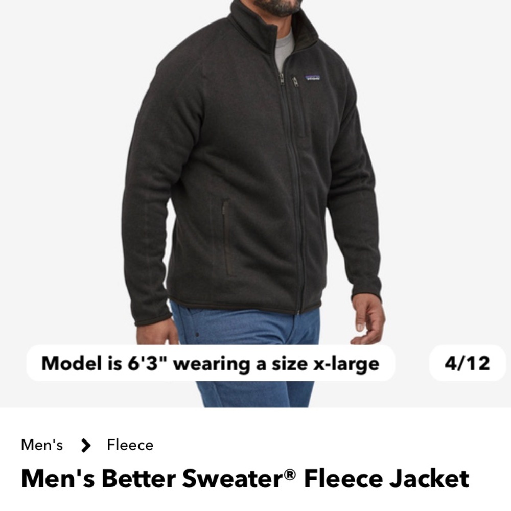 Patagonia Men's Better Sweater Fleece Jacket